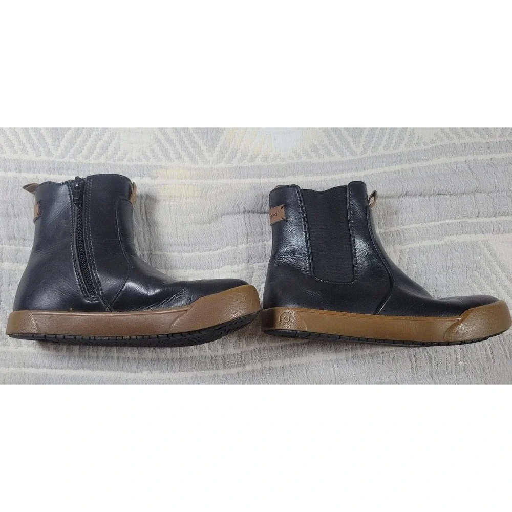 Pediped Flex Chelsea Boots Kids Size‎ 12–12.5 EU 29 Black Leather Ankle Boots